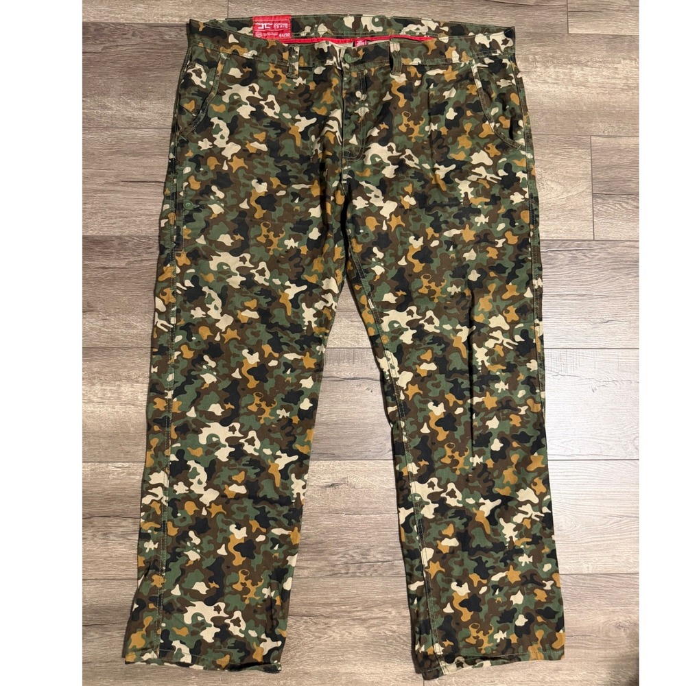 Jordan Craig 44x32 Camo Print Cotton Cargo Pants Style 5101 D Green Camouflage